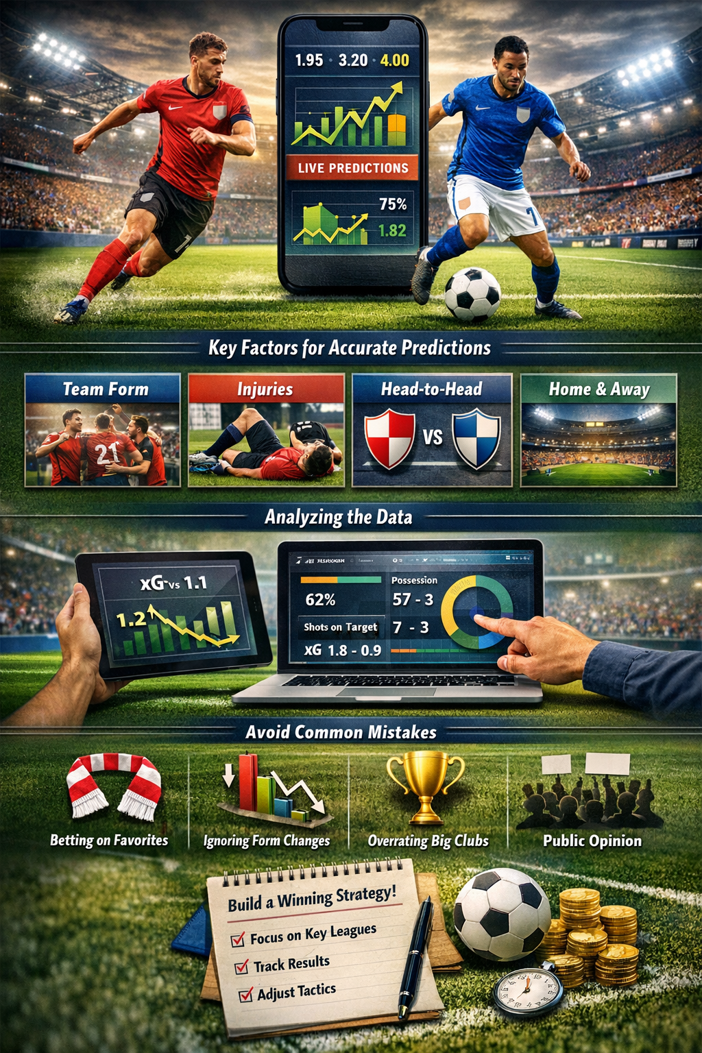 Accurate Match Predictions For Major Leagues