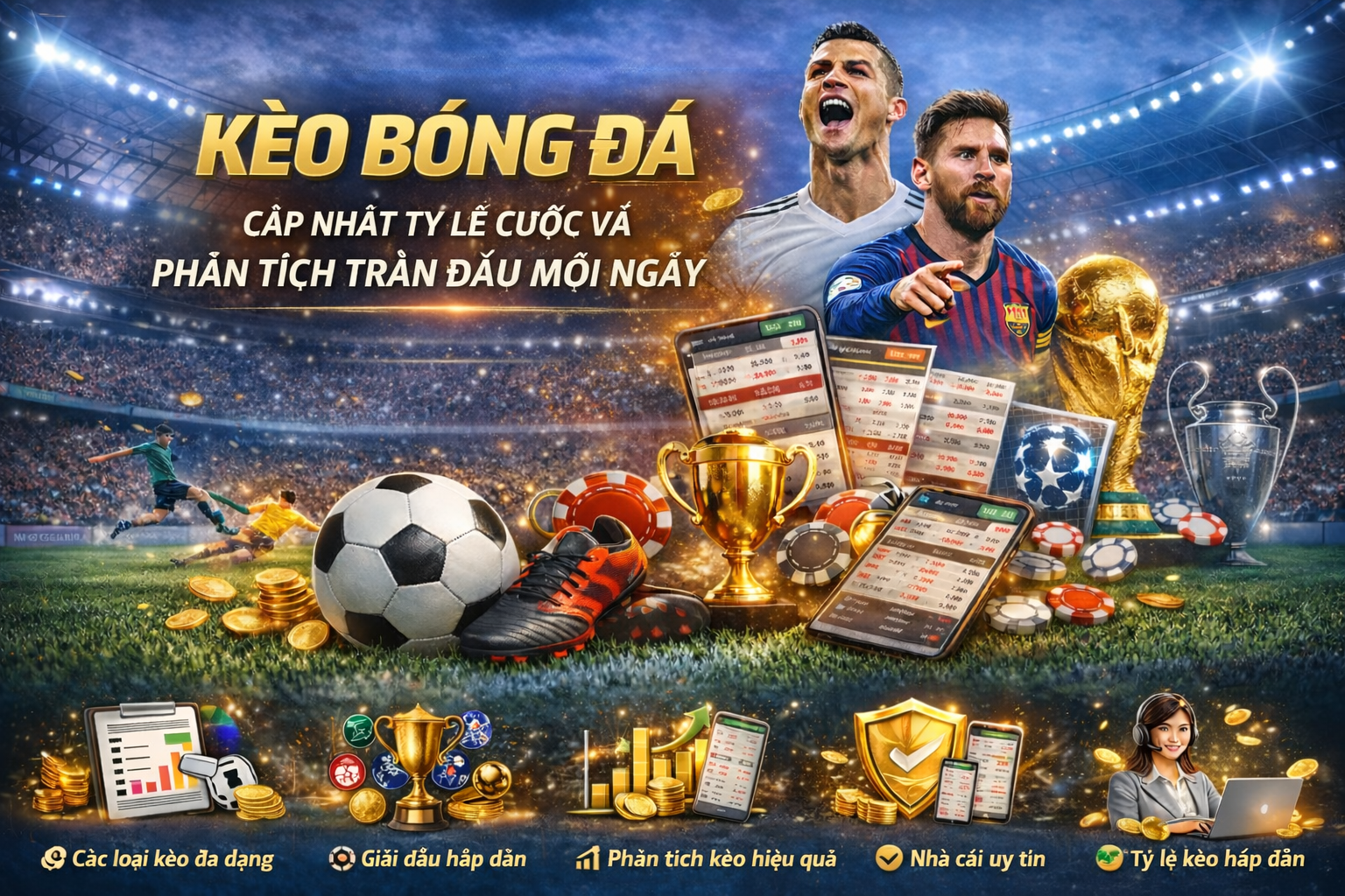 Kèo bóng đá hấp dẫn và chiến thắng